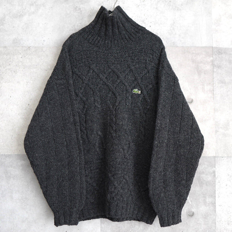 Logo Patch Bottle - neck Sweater - NEWSED