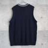 Logo Patch Cable Knit Vest