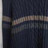Logo Patch Cable Sweater｜Made in Spain - NEWSED
