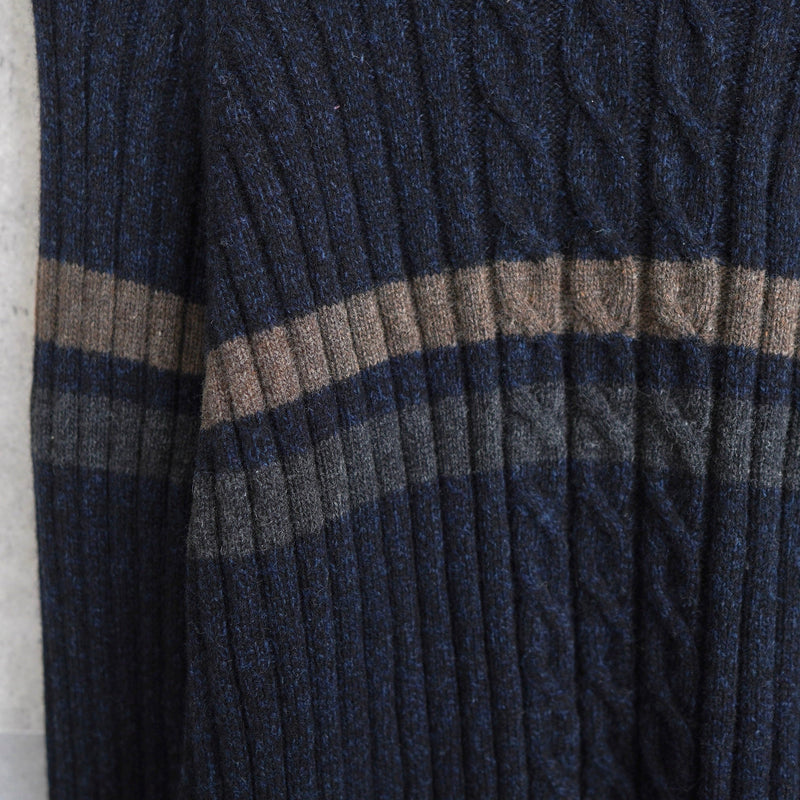 Logo Patch Cable Sweater｜Made in Spain - NEWSED