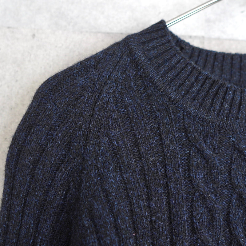 Logo Patch Cable Sweater｜Made in Spain - NEWSED