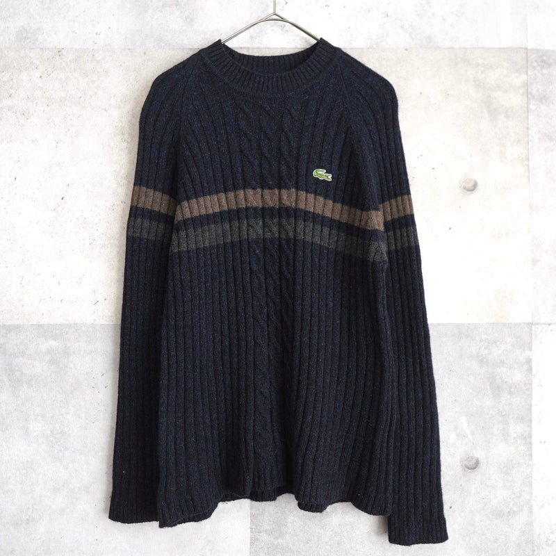 Logo Patch Cable Sweater｜Made in Spain - NEWSED