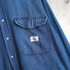 Logo Patch Denim Shirt