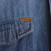 Logo Patch Denim Shirt