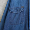 Logo Patch Denim Shirt