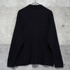 Logo Patch Full Button Collar Sweater