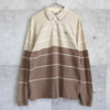 Logo Patch Long Sleeve Polo Shirt