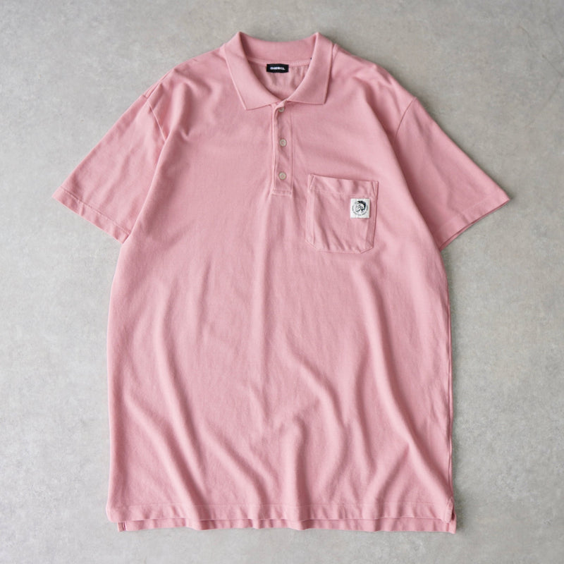 Logo Patch Polo Shirt - NEWSED