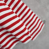 Logo Patch Stripe Long Sleeve Tee Shirt