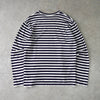 Logo Patch Stripe Long Sleeve Tee Shirt  AD2003
