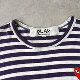 Logo Patch Stripe Long Sleeve Tee Shirt AD2003 - NEWSED