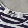 Logo Patch Stripe Long Sleeve Tee Shirt  AD2003