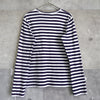 Logo Patch Stripe Long Sleeve Tee Shirt AD2014