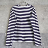 Logo Patch Stripe Long Sleeve Tee Shirt AD2014 - NEWSED