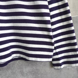 Logo Patch Stripe Long Sleeve Tee Shirt AD2014 - NEWSED