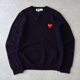 Logo Patch V - neck Sweater AD2009 - NEWSED