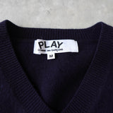 Logo Patch V - neck Sweater AD2009 - NEWSED