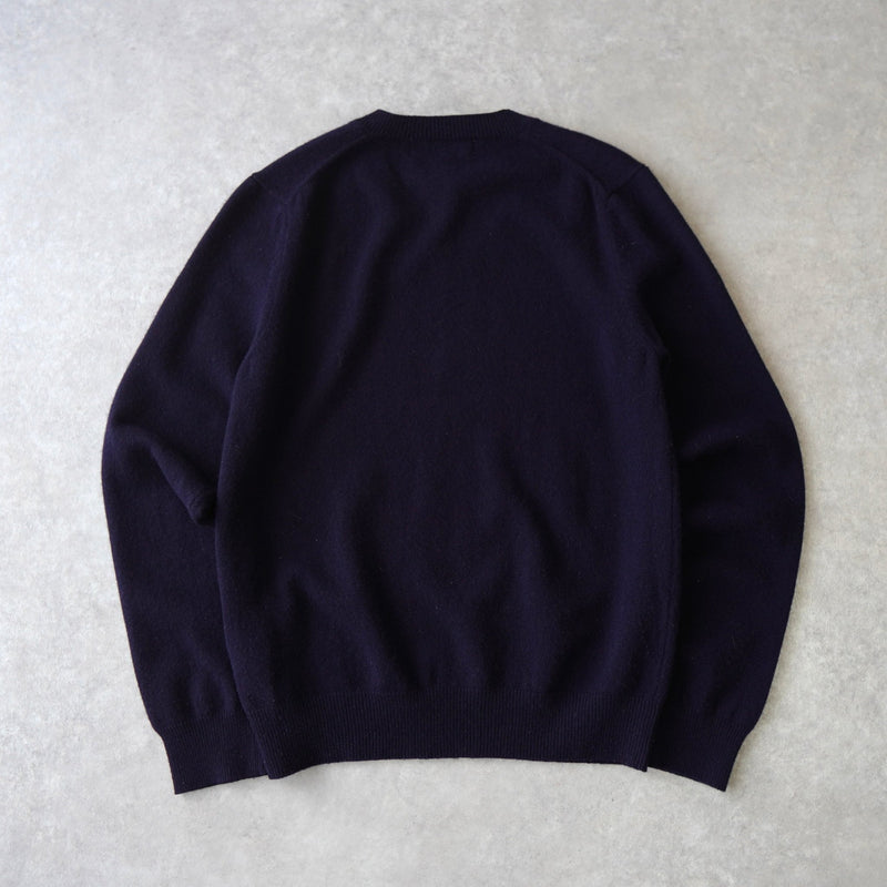 Logo Patch V - neck Sweater AD2009 - NEWSED