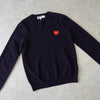 Logo Patch V-neck Sweater AD2009