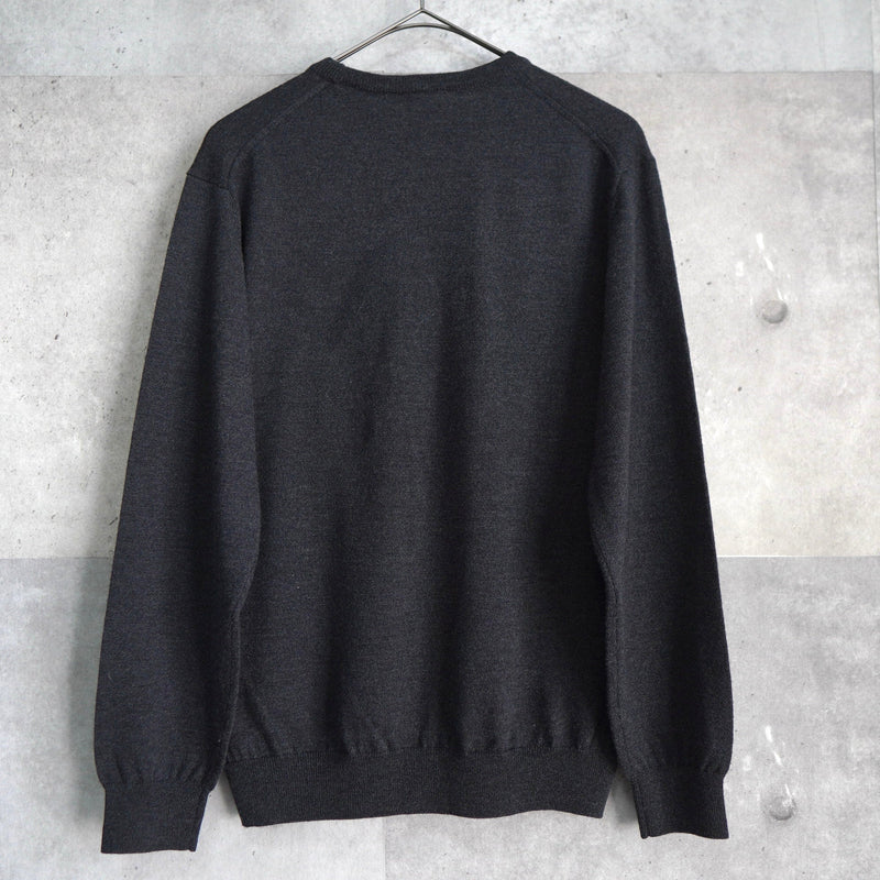 Logo Patch Wool Sweater - NEWSED