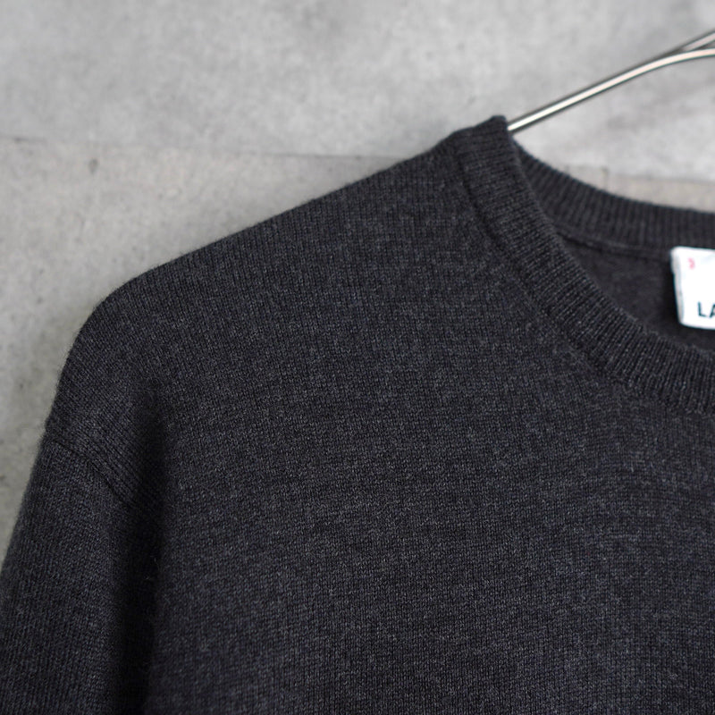 Logo Patch Wool Sweater - NEWSED