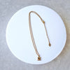 Logo Pendant Top Gold Necklace