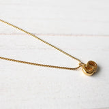Logo Pendant Top Gold Necklace - NEWSED