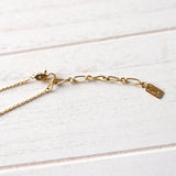 Logo Pendant Top Gold Necklace - NEWSED