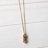 Logo Pendant Top Gold Necklace - NEWSED