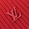 ルイヴィトン ボネ LV アヘッド ロゴ ビーニー ニット帽 ニットキャップ レッド メンズ