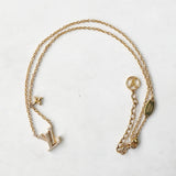 ルイ ヴィトン ネックレス・LVアイコニック ネックレス GP ゴールド ラインストーン M00596 - NEWSED