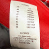 ルイヴィトン×シュプリーム LV Leather Baseball Jacket モノグラム ボンバージャケット レザージャケット レッド 54 メンズ