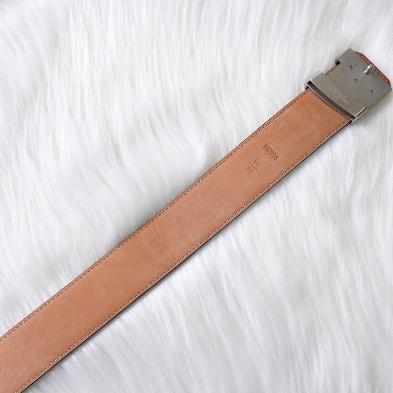 Louis Vuitton LV Initial Damier Belt M9608 Black Men's | ブランド