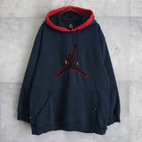 ナイキ ジョーダン パーカー ビッグロゴ グレー/レッド L〜XL相当 - NEWSED