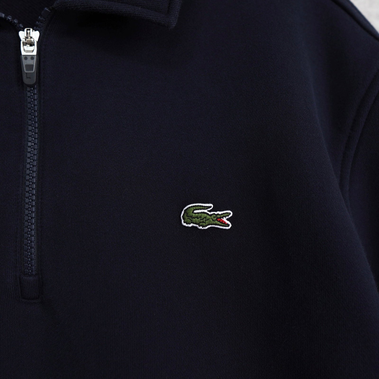 LACOSTE SPORT スウェット　ハーフジップ　ロゴ刺繍　古着 楽天市場】ラコステ ハーフジップの通販