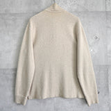 ポロラルフローレン ハーフジップ ハイネック スウェット アイボリー L〜XL相当 - NEWSED