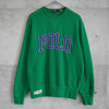 Polo by Ralph Lauren College Logo Sweatshirt Green L-XL Size