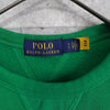 Polo by Ralph Lauren College Logo Sweatshirt Green L-XL Size