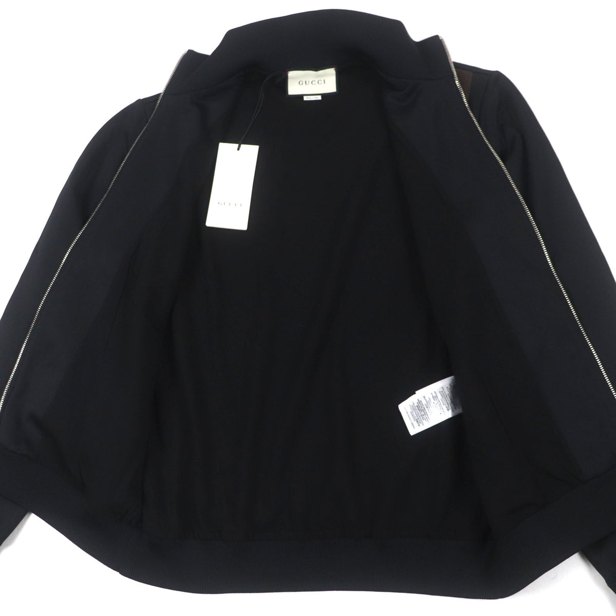 グッチ ジップアップ トラックジャケット ブラック M メンズ - NEWSED