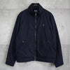 ポロバイラルフローレン ナイロンジャケット ブルゾン フリース裏地 ハイネック ネイビー Mサイズ