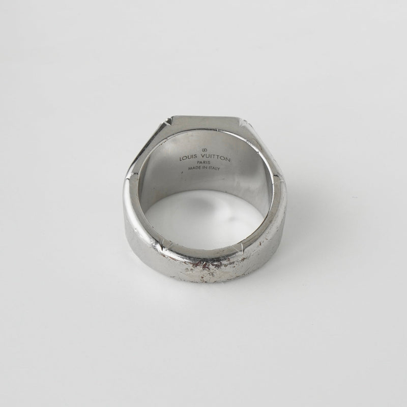 ルイヴィトン シグネットリング モノグラム 指輪 リング シルバー 箱