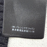 バレンシアガ ロゴ総柄 クルーネック オールオーバーニット セーター ブラック M メンズ 未使用品 - NEWSED