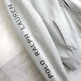 ポロラルフローレン ジップアップ パーカー ビッグポニー グレー Mサイズ - NEWSED