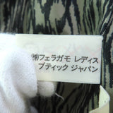 サルヴァトーレフェラガモ 裏地総柄 ロゴボタン付き キルティング ジャケット ブラック M レディース - NEWSED