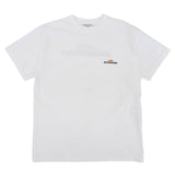 バレンシアガ ロゴ刺繡 クルーネック ショートスリーブ 半袖Ｔシャツ ホワイト M メンズ - NEWSED