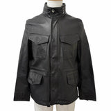 ピーエス ポールスミス スタンドカラー ライダースジャケット ブラック M メンズ - NEWSED
