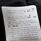 ヴァレンティノ レース切り替え 長袖 ニット カーディガン ブラック M レディース - NEWSED