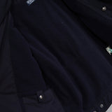 ポロバイラルフローレン ナイロンジャケット ブルゾン フリース裏地 ハイネック ネイビー Mサイズ - NEWSED