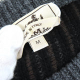 エルメス ストライプ柄 長袖 ニット セーター ニット グレー M メンズ - NEWSED