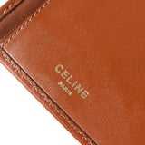 セリーヌ トリオンフ M08 レザー がま口 二つ折り財布 ブラウン - NEWSED